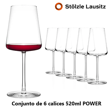 Power Calice Vinho Tinto 52Cl Stolzle Lausitz Pack-6        