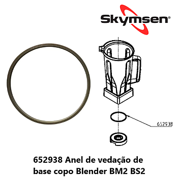 Anel Vedação Base De Copo Liquefactor Bs2 Skymsen           