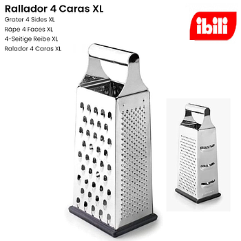 Ralador 4 Caras Xl Inox  10,5X7,5Cm Ibili                   