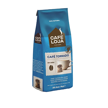 Café Da Loja (A) Torrado Em Grão Robusta  1Kg               